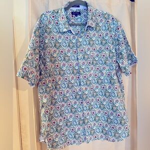 Linen and cotton button down shirt